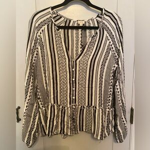 Keep in touch Boho Flowy Top Medium